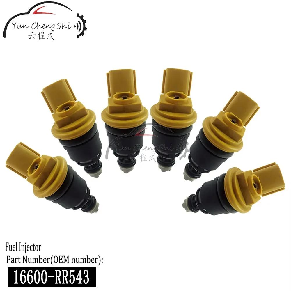 

555cc абсолютно новый желтый топливный инжектор 16600-RR543 для Nissan 300ZX Z32 RB25DET VG30DETT SR20DET KA24 16600RR543