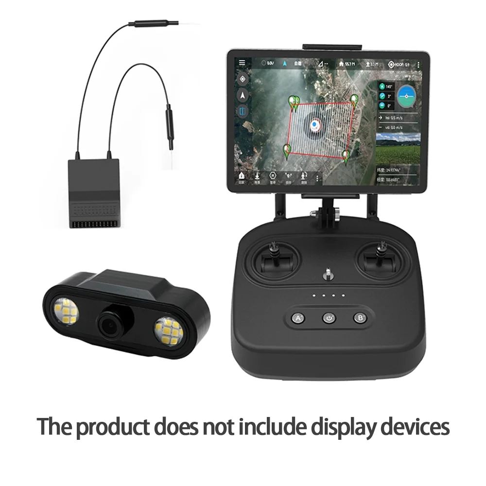 Skydroid T10 รีโมทคอนโทรล w/กล้องมินิ 10km แผนที่ดิจิตอลเกียร์ R10 Reciever 4 in 1 สําหรับ Plant Protection เครื่อง
