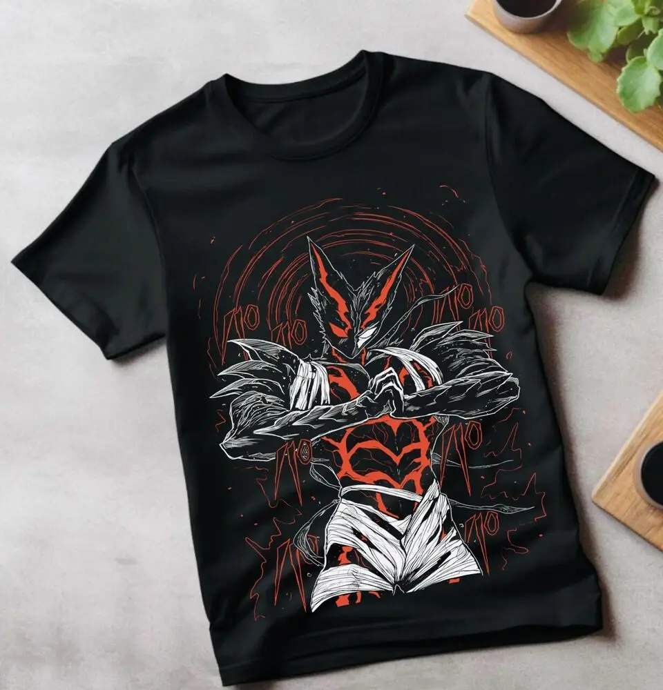 

Garou T-shirt One Punch Shonen King Horror Anime Manga Gift black shirt All Size