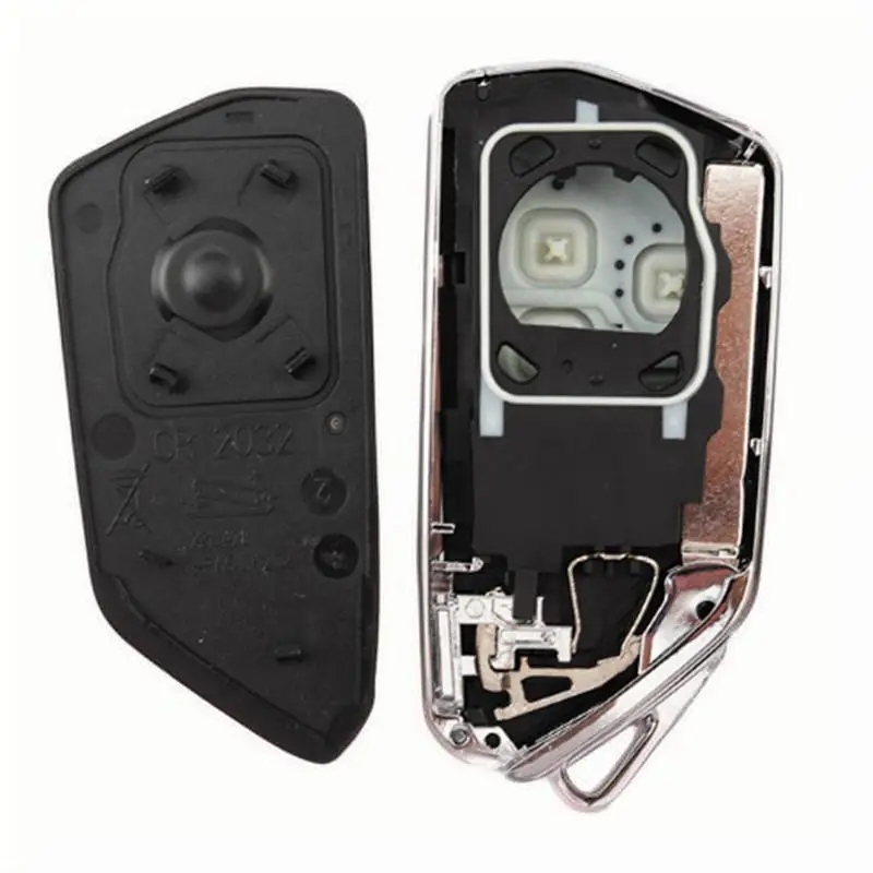 Carcasa de llave de Control remoto de 3 botones para Volkswagen Golf 8 MQB, carcasa de repuesto para tarjeta inteligente
