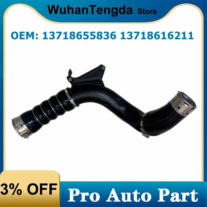 13718655836 Turbo Charge Air Tube Air Intake Hose Line 13718616211 for BMW 2 Series X1 X2 F45 F52 MINI