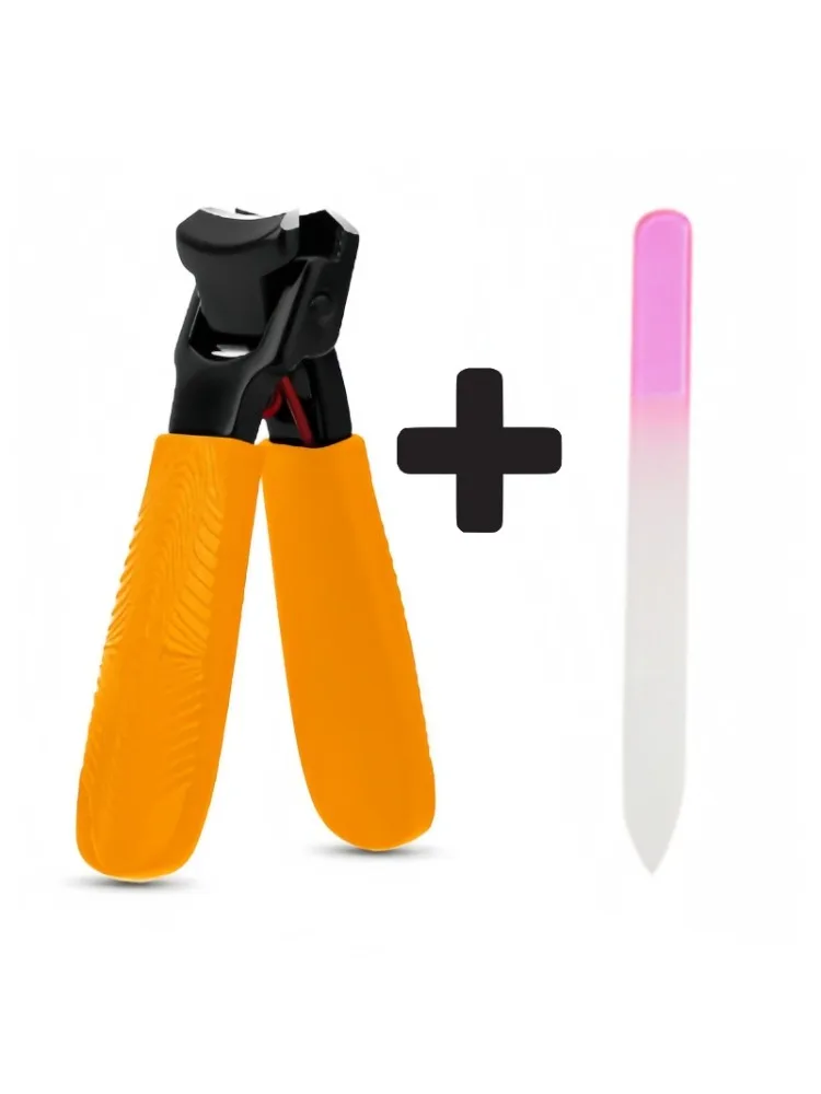 

2Pcs Manicure Tool Set Compact Nail Clippers + Dopamine Nail File—Perfect for Home Use and Travel Ideal for Manicure Enthusiasts