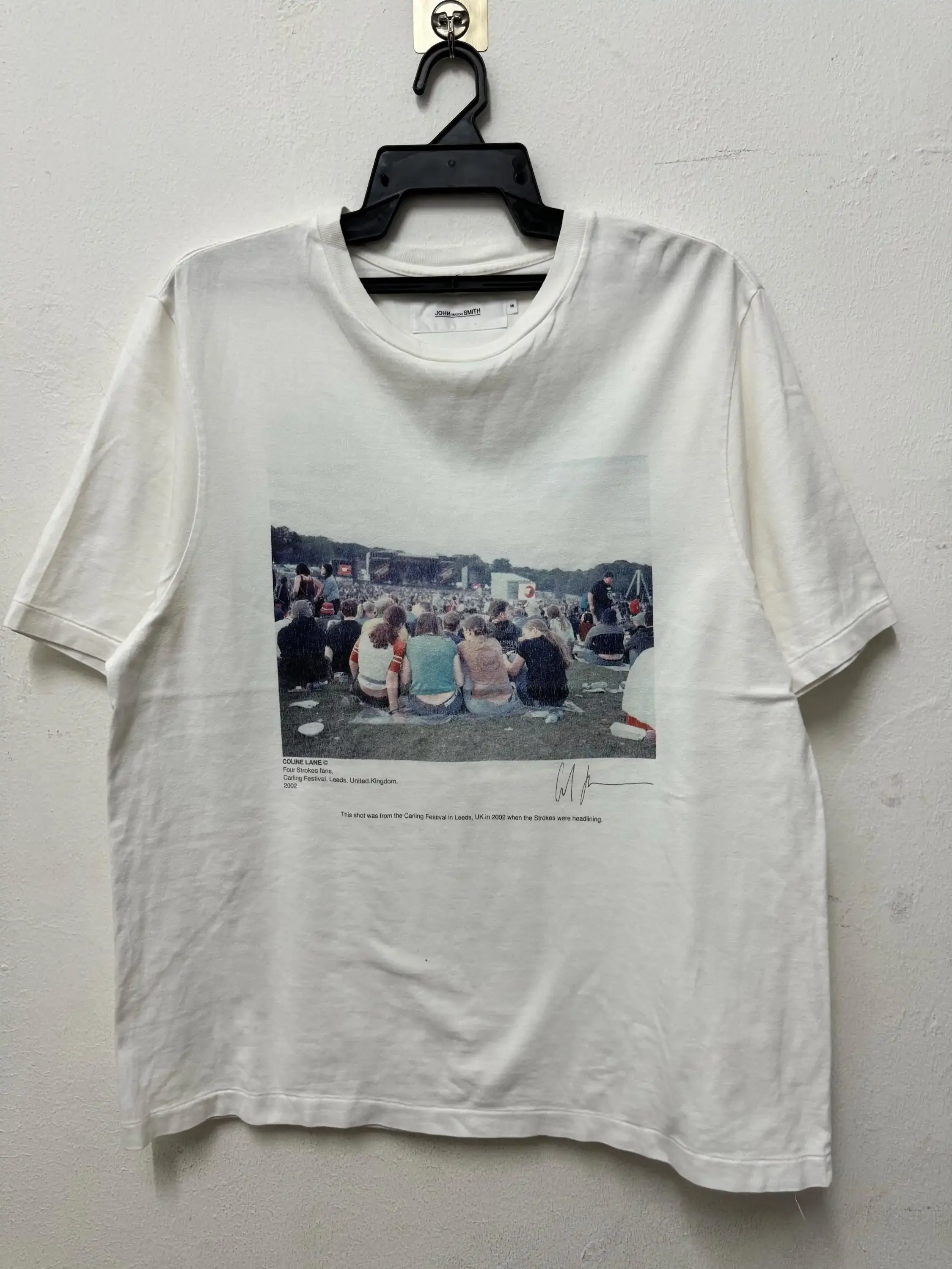 Vintage 00 s The Strokes Headlines Coline Lane Carling Festival Band T Shirt Rock Size L