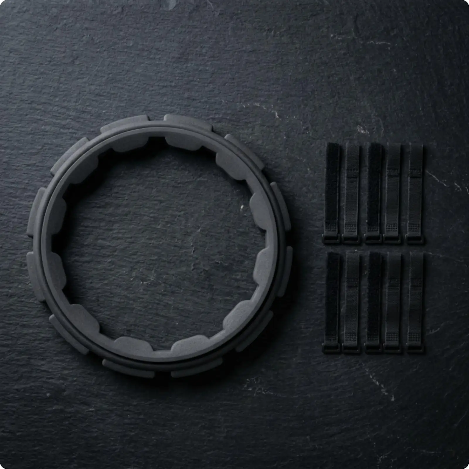 Basketball Reducer Hoop Segmented Basketball Rim Reducer Black