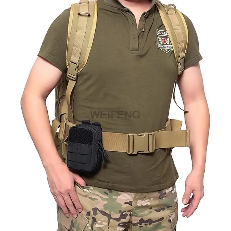 Tactical Molle EDC Pouch Emergency Bag Hunting Accessories Utility Pouch Camping Multi-Purpose Tools Kit Zipper Bags