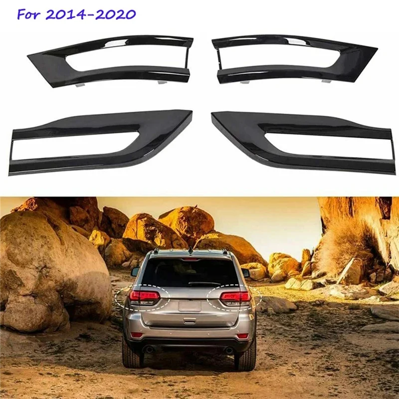 غطاء المصباح الخلفي 68219812AA 68219813AA لسيارة جيب جراند شيروكي 14-21 الضوء الخلفي 68220970AA 68220968AA أجزاء B #5