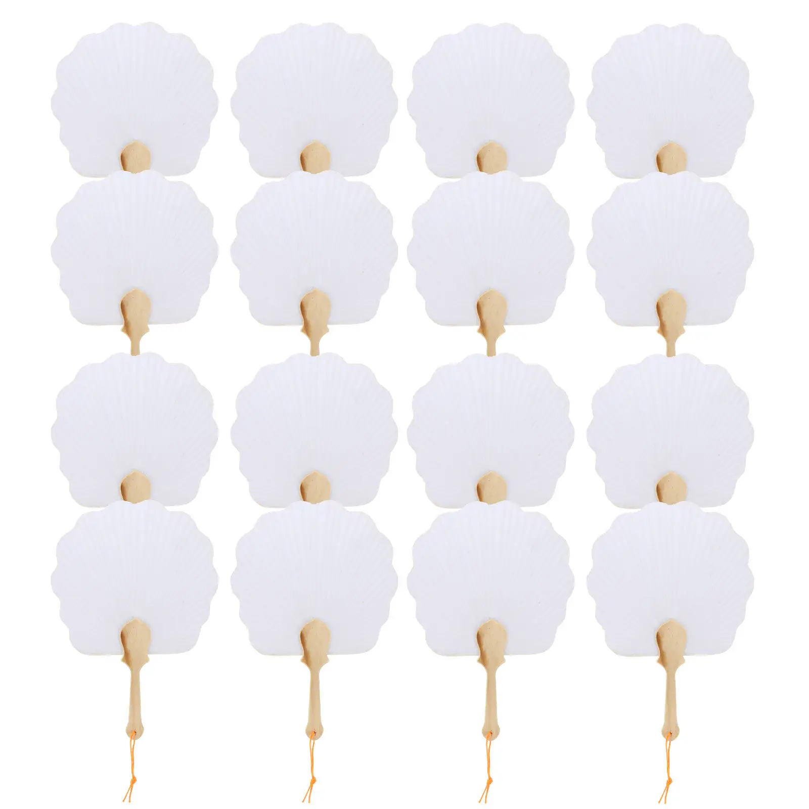 

Набор из 16 заготовок для рисования: веера из бумаги для детского творчества, развивающие занятия для координации рук и глаз