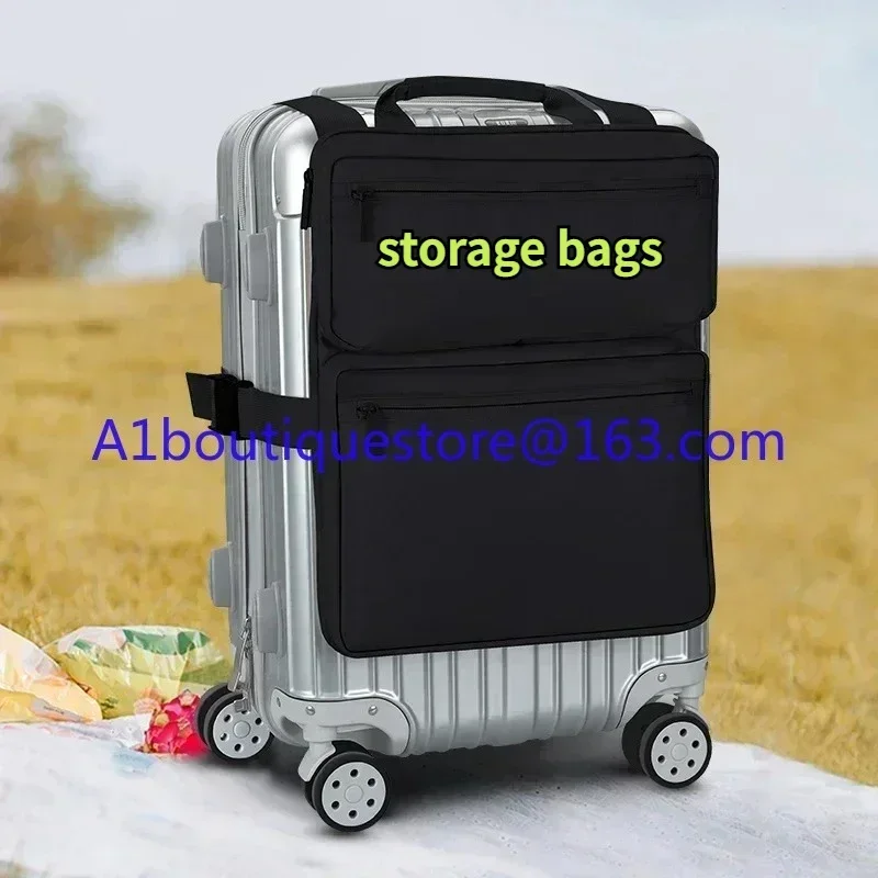 large-capacity boarding case hanging  foldable external strap storage Suitable for 20-inch suitcases additional bags,