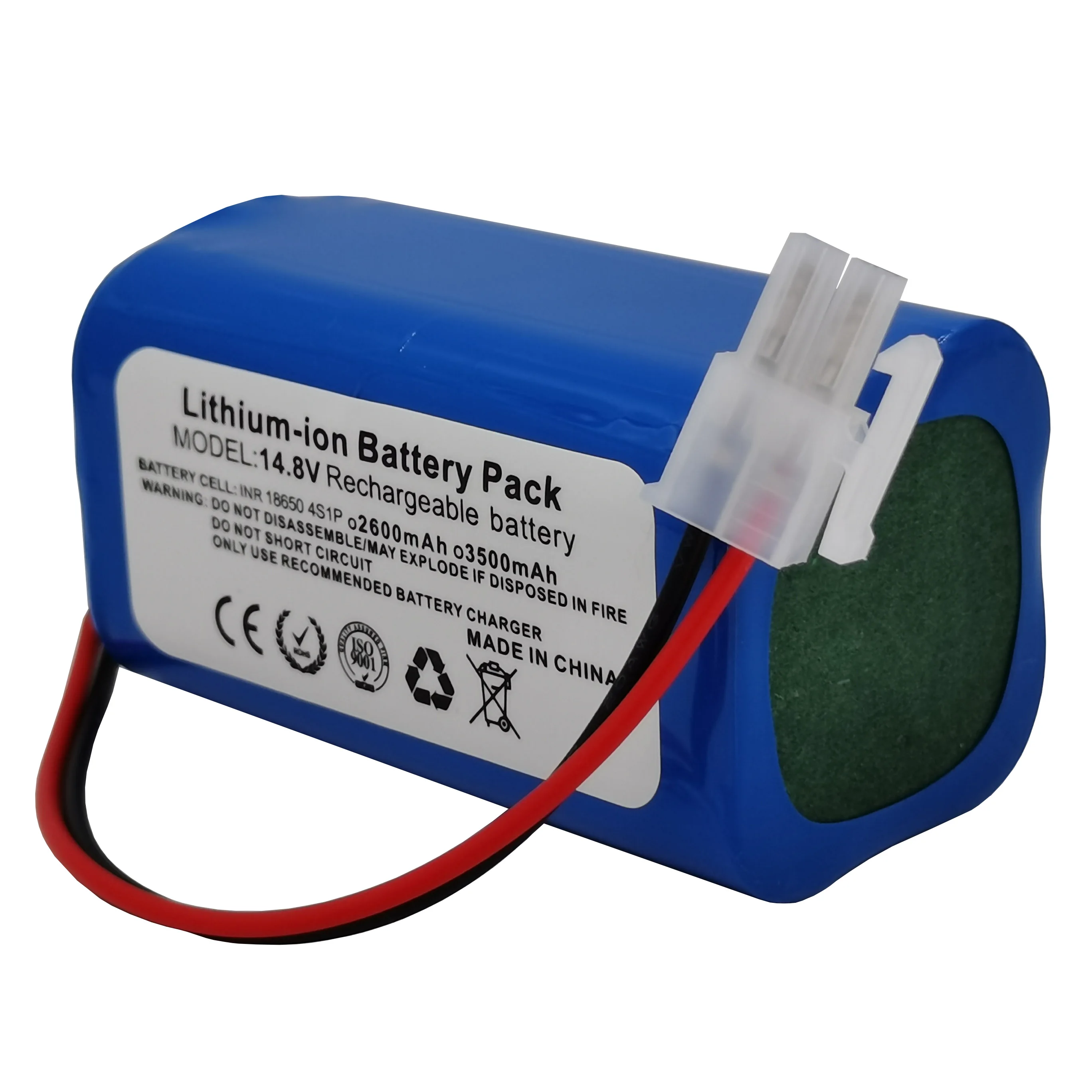 14.4V 14.8V 3500mAh 2600mAh Li-Ion Cylindrical Rechargeable Battery Pack For ILIFE Sweeping Robot A4 A4s V7 A6 V7s Plus New