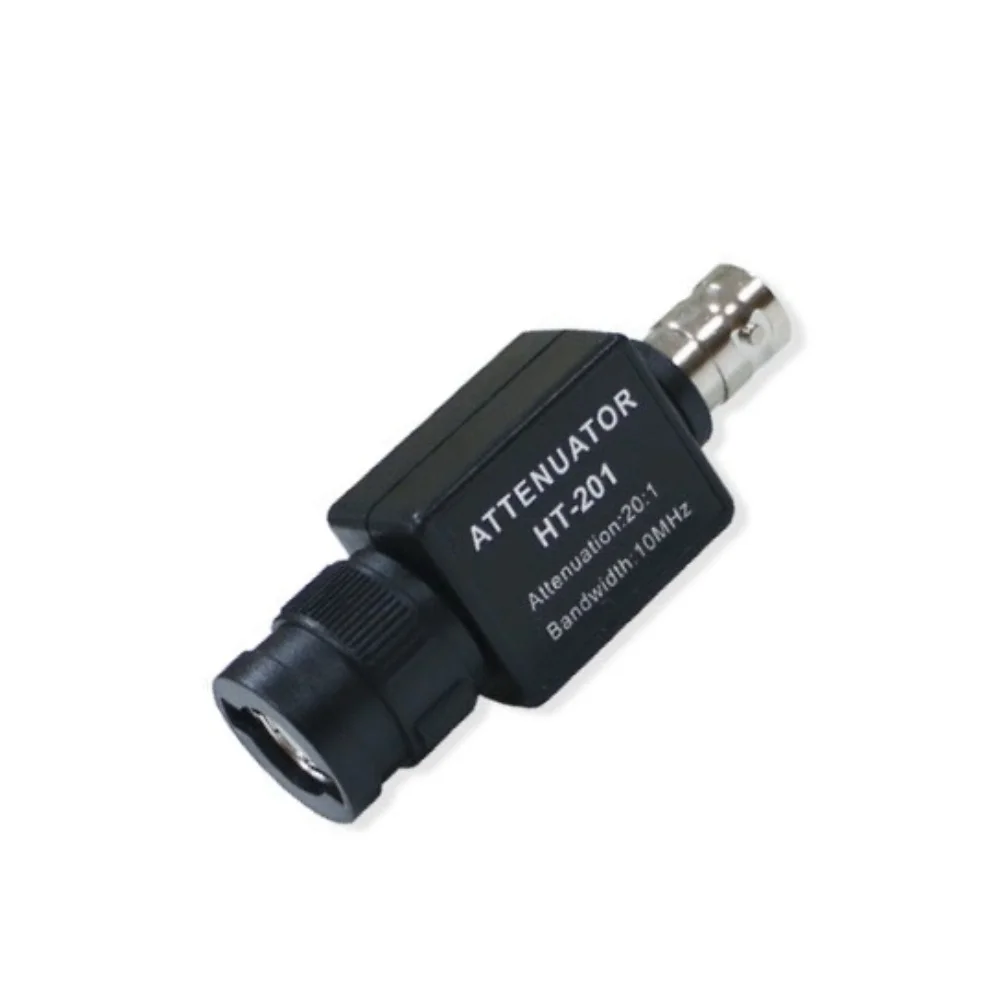 HT201 20:1 Passive Oscilloscope Attenuator 10MHz Bandwidth Black ABS For Automotive Fuel Injector Ignition Waveform Diagnostic