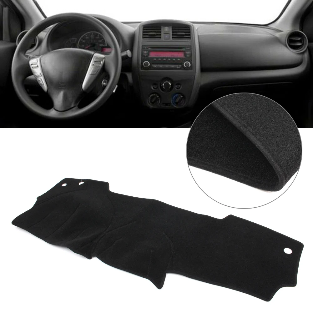 Car Dash Mat Dashboard Cover Dashmat For Nissan Versa 2012 2013 2014 2015 2016 2017 2018 LHD