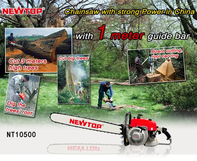 ATV&UTVWholesale High Quality MS070 105cc Petrol Chainsaw with Tillotson Carburetor and Oregon Chain for Professional Wood Cutti