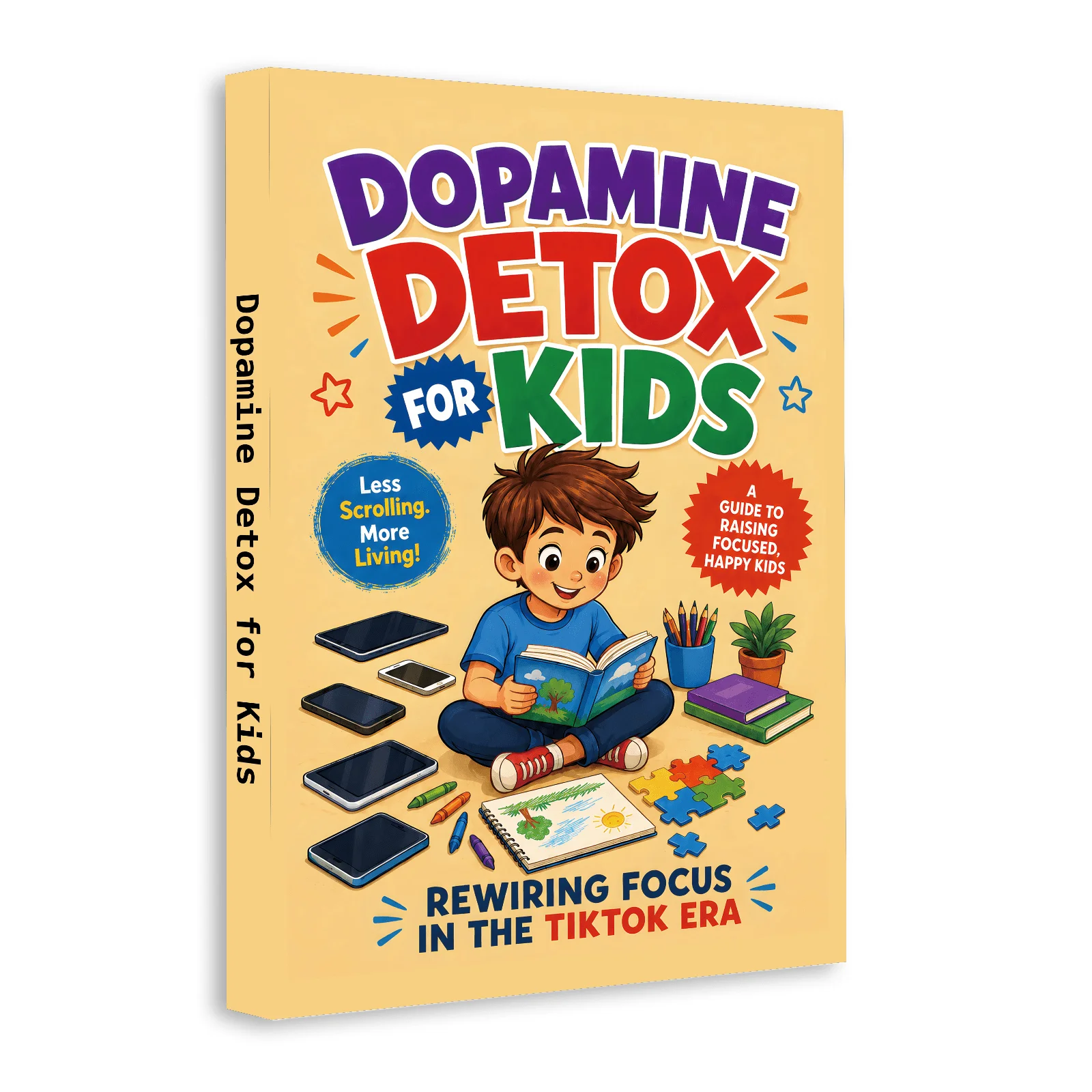 Dopamine Detox for Kids: A Parent’s Guide to Reducing Screen Time, Breaking Digital Addiction, Improving Focus