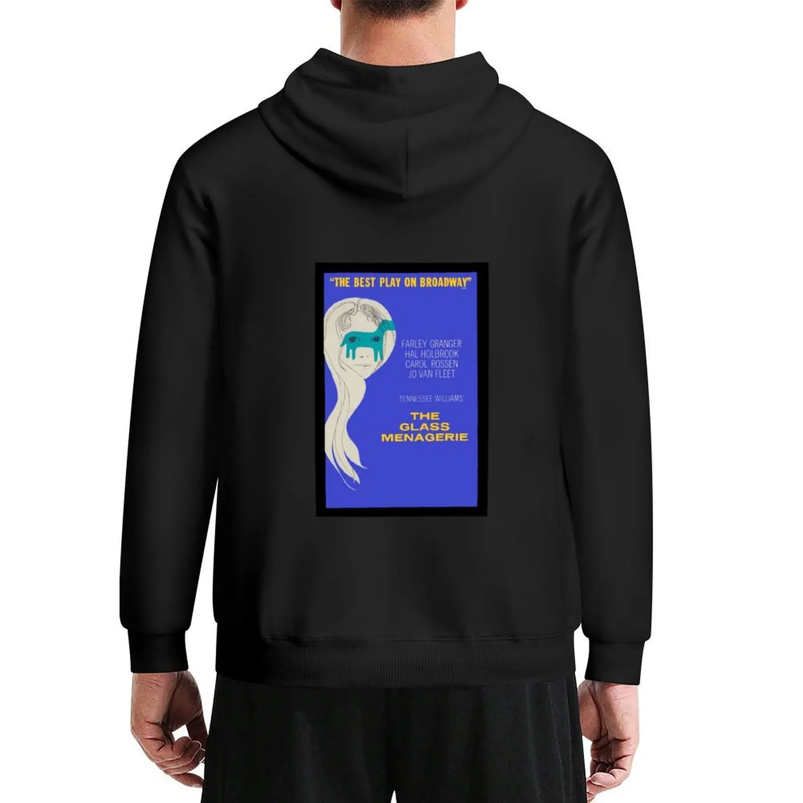 

The Glass Menagerie 1960's revival poster Hoodie blouse fashion men autumn jacket men hooded shirt graphic hoodie