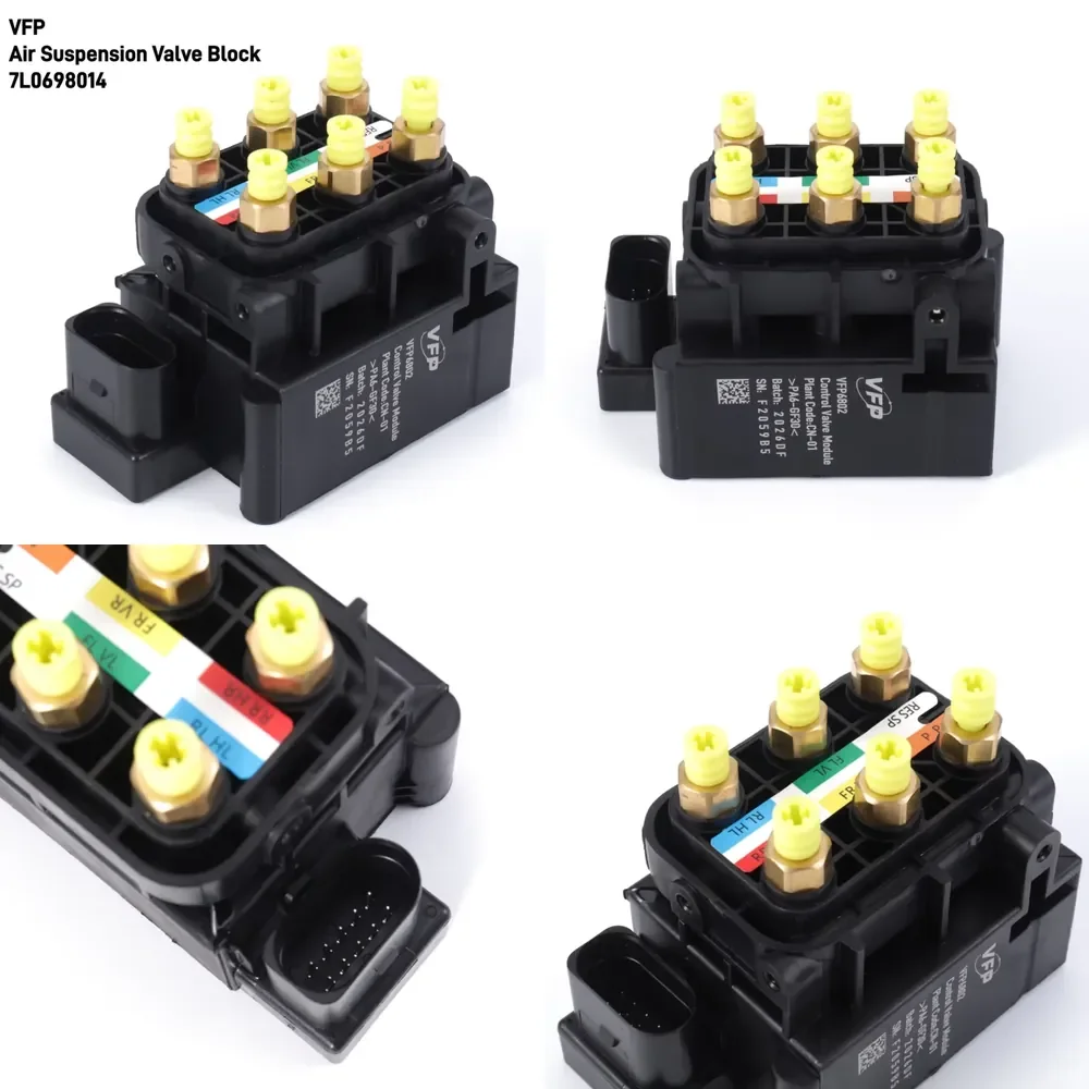 【Durable Practical Daria】 VFP Air Suspension Valve Block 7L0698014 for Touareg Q7 Cayenne Air Supply