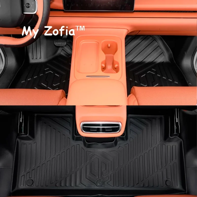 

For LEAPMOTOR C10 2024 2025 2026 TPE Floor Mats & Cargo Liners All Weather Floor Liners Trunk Mat TPE Heavy Duty Waterproof Pad