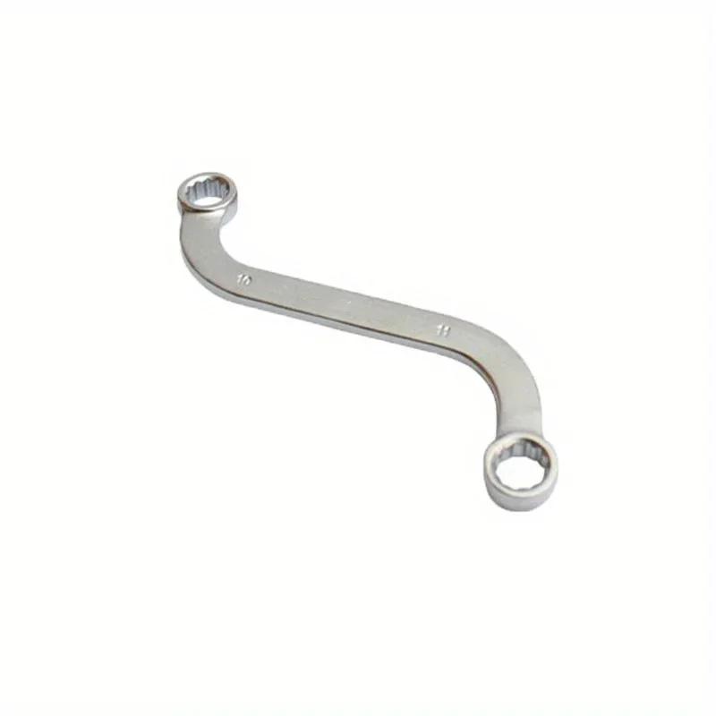 5Pcs S Type 10-19mm 12-Point Box Ends Double-Headed Special-Shaped Fastening Wrench Car Repair Tool S-Shaped Spanner Hardware