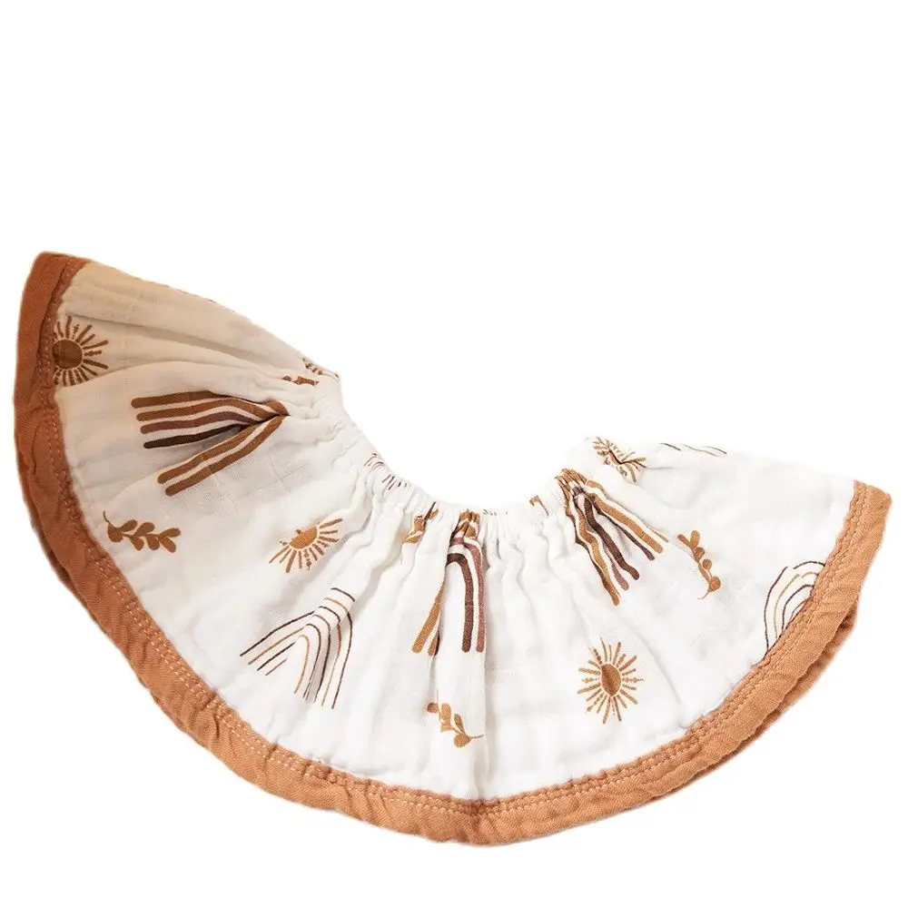 

HappyFlute One Piece 360° ° Ступень вращения, бамбуковый хлопковый эластичный пуловер, дизайн, мягкие и впитывающие детские нагрудники унисекс с двойным принтом