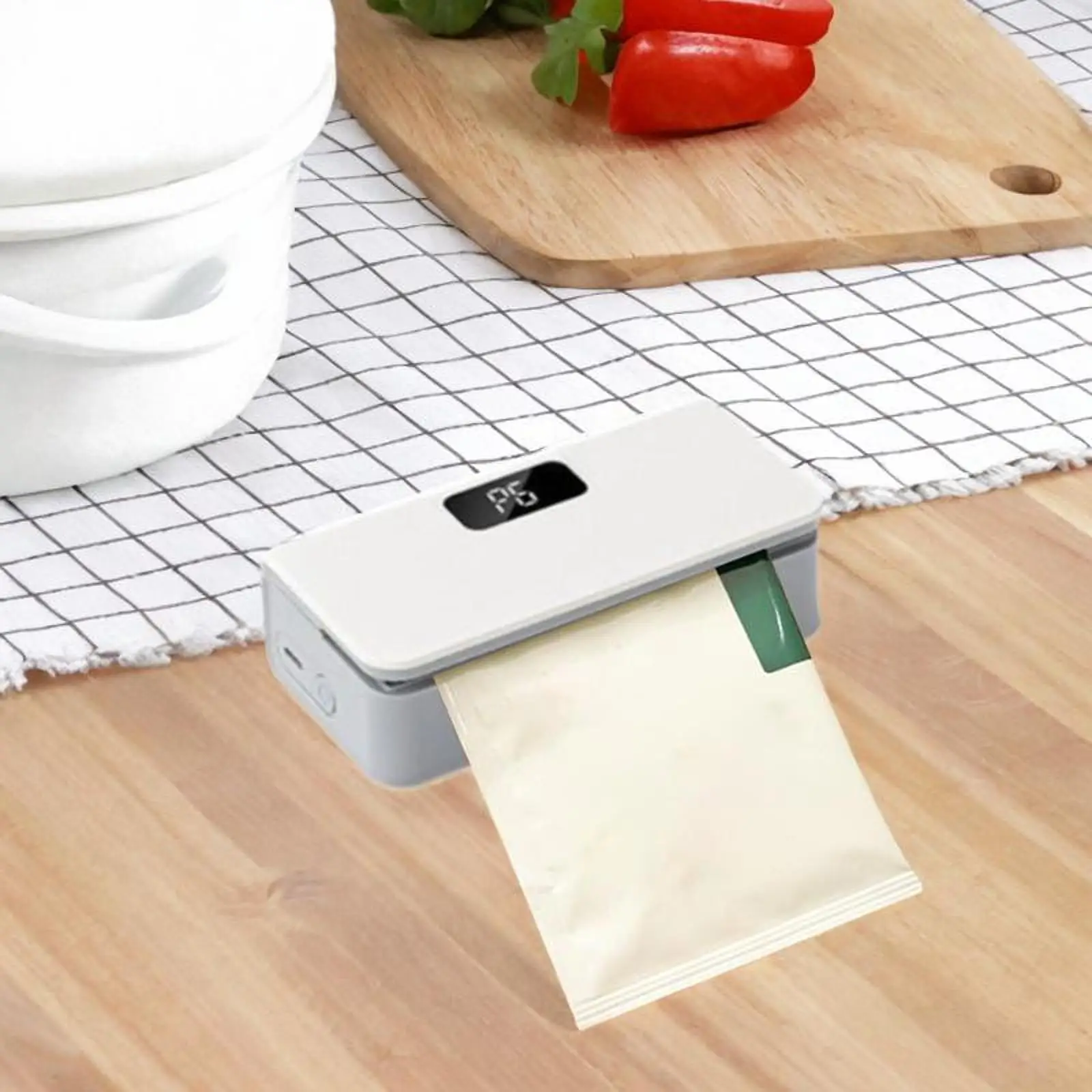 

Mini Bag Sealer Multifunctional Manual Keep Food Fresh Portable Chip Bag Sealer for Food Storage Tea Bags Snack Bags Reseal Bags