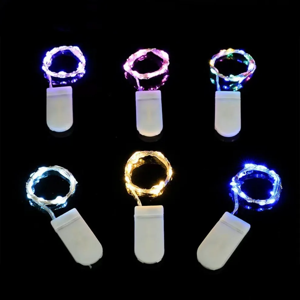 5M LED-lichtslingers Waterdichte led-koperdraad Kerstverlichting Batterij-aangedreven DIY Bruiloft Kerstdecoratie Verlichting