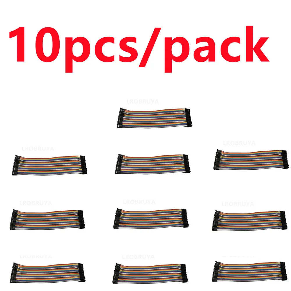 10pcs/pack  20cm 40 pin Jumper Cable F-F  LTFTR006