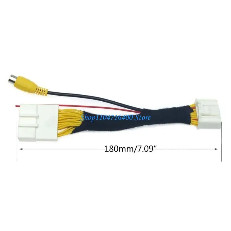 

y1gd Rear View Camera Connection Cable AV Parking Video Cord Harness Wire for-Renault