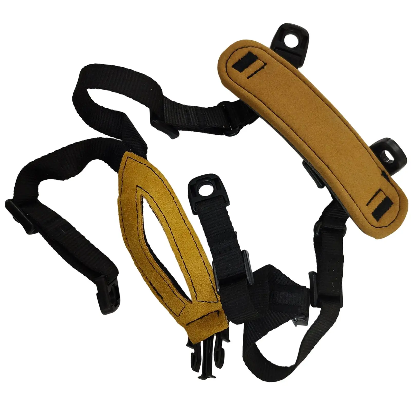 射撃アクセサリー用チンストラップ調整可能4点式ヘルメットサスペンダーシステム