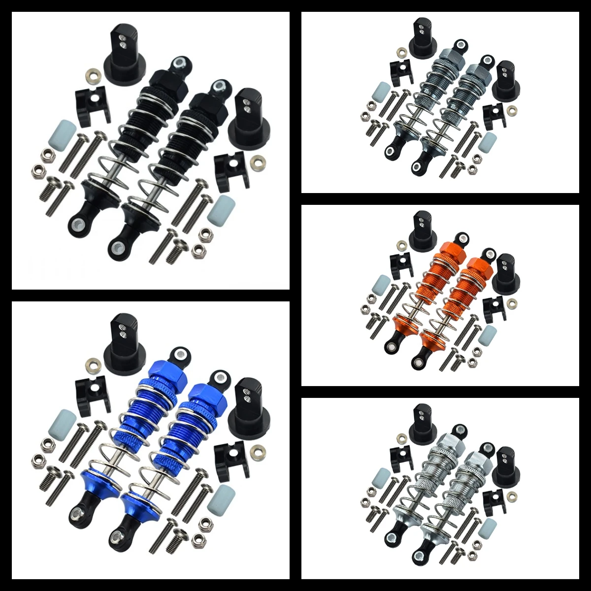 

GPM Alloy Front Adjustable Damper 70mm & Protector Mount For TAMIYA Lunch Box
