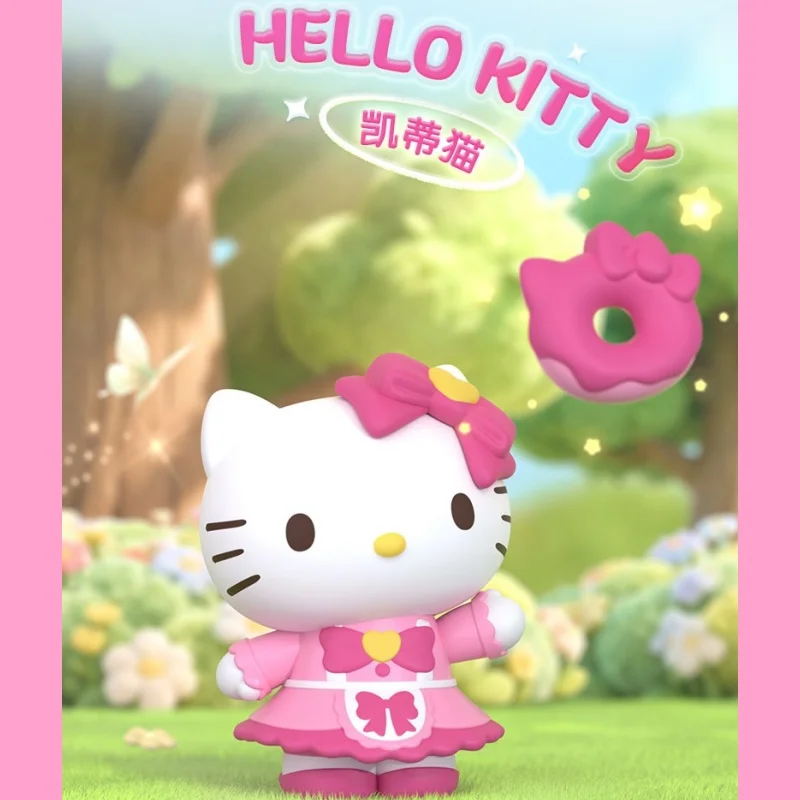 Blokees Sanrio Series Building Blocks Sweet Afternoon Tea Assembly Model Pochacco Hello Kitty Kuromi Ornament Toy Gifts
