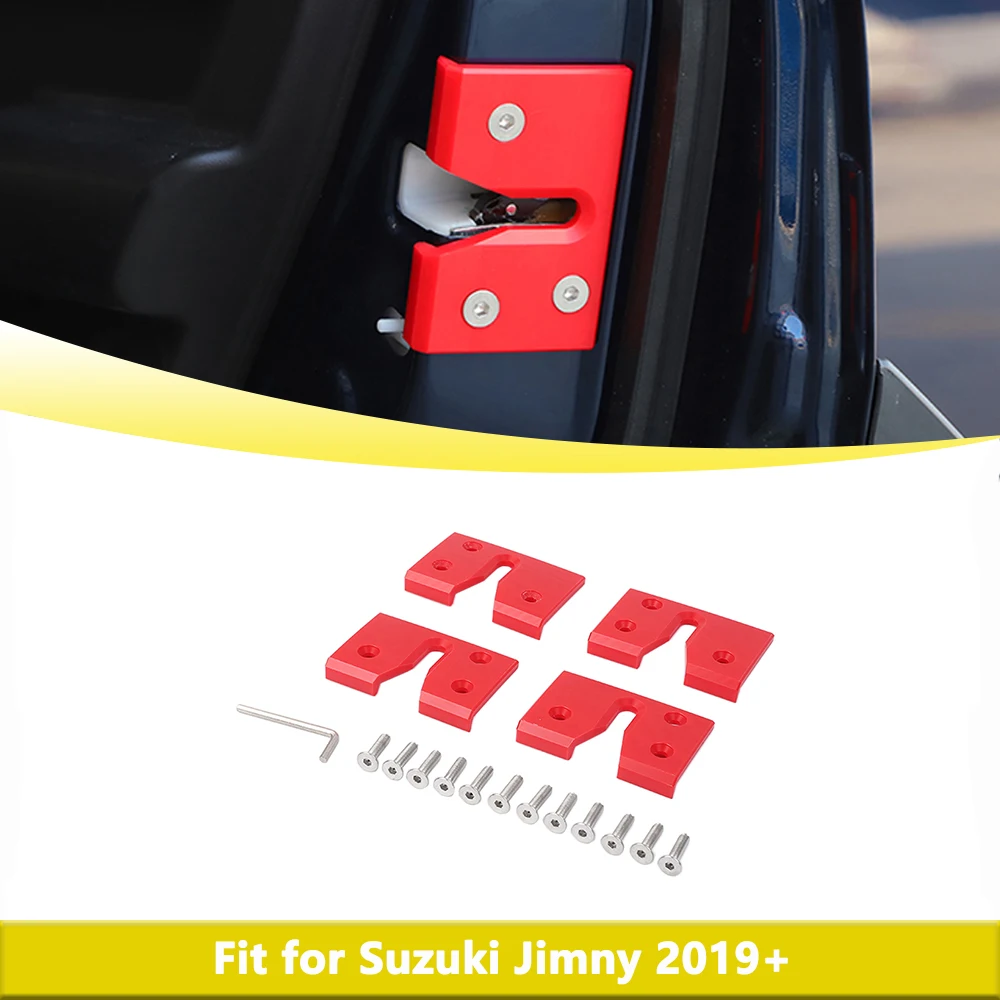 

Автомобильный ограничитель двери для Suzuki Jimny JB74 2019-2024 4-дверный декоративный чехол Защитные детали ABS внутренние молдинги аксессуары