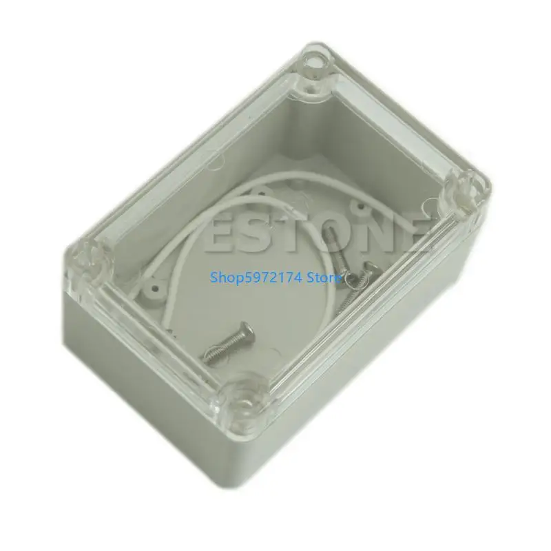 Y3NB Junction Box Power Enclosure Box DIY Rectangle Electrical Box with Clear Cover