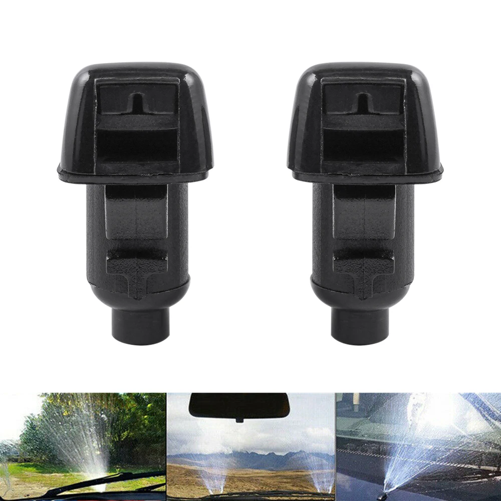 

A Pair Windshield Washer Wiper Nozzle Jet for Dodge Nitro 2007-2011 55157319AA