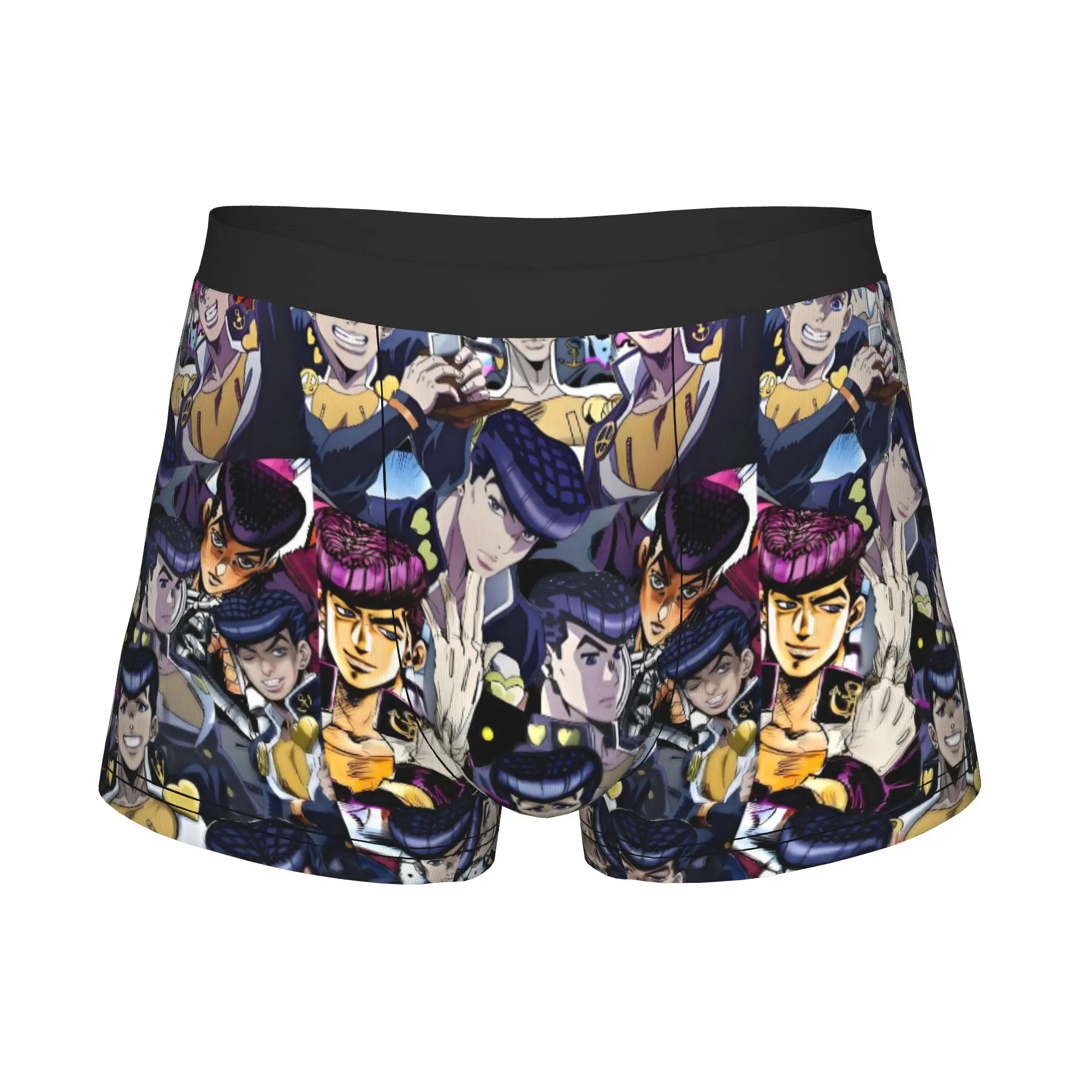JoJos Bizarre Adventure Boxer Shorts For Homme 3D Print Cartoon Anime Underwear Panties Briefs Stretch Underpants