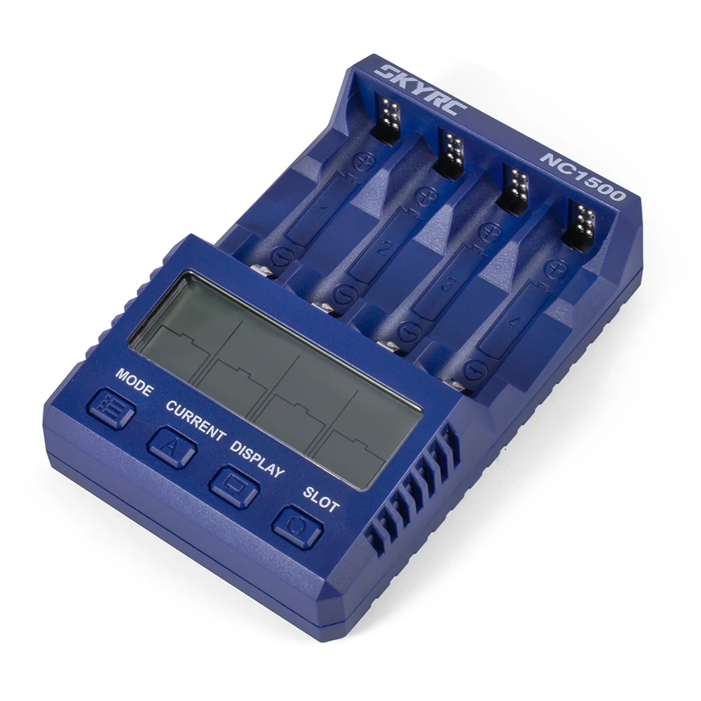 SKYRC NC1500 AA/AAA Battery Charger  Analyzer for 4 AA NiMH Rechargeable Batteries Recharge Pro  Charger for Double A Batteries