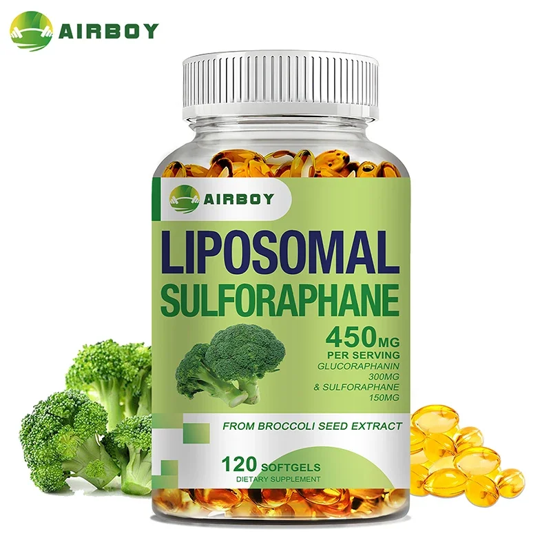 Liposomal Sulforaphane - Containing Inosidase, Broccoli Seed Extract - Antioxidant Supplement