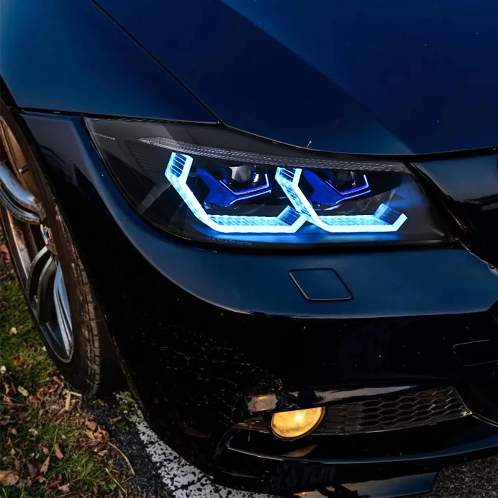 Auto-y RGB Headlamps for BMW E90 2005-12 328i 335i 328xi 335d 335xi New RGB LED Headlights for BMW E90 Car Accessories