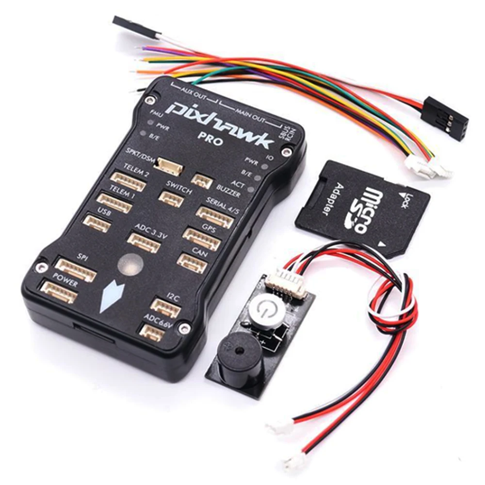 Imagem -05 - Pixhawk Flight Controller Piloto Automático Tipo-c Porta Usb Futaba Sbus M8n Gps Rádio 3dr Telemetria v5 Pixhawk 2.4.8 Pixhawk Px4 Pro