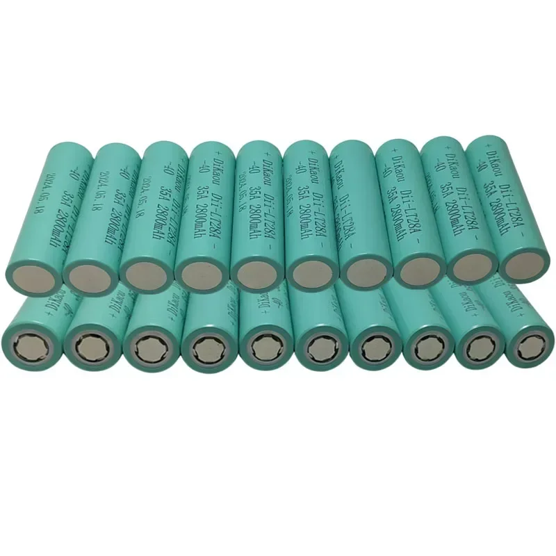 New 1-10pcs 3.7V 2800mah 18650 Battery Lii-LT28A Rechargeable Cells 35A High Power Discharge for -40° Low Temperature Batteries