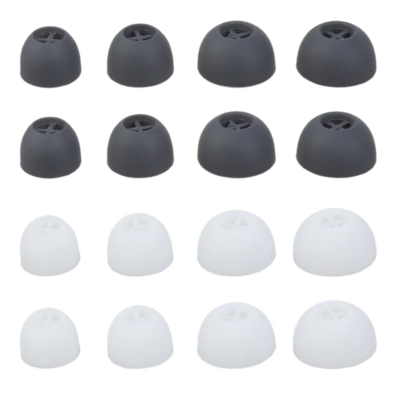 8pcs Silicone Ear Tips for Sennheiser CX/CX500BT/MOMENTUM 3/Sport Earbuds Eartips for MOMENTUM3 Ture Wireless Earphone Tips