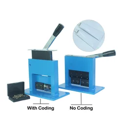 SHENLIN Aluminum tube sealing machine, teeth paste tube sealer, aluminum stamping sealer, with expiration codes, manual sealer