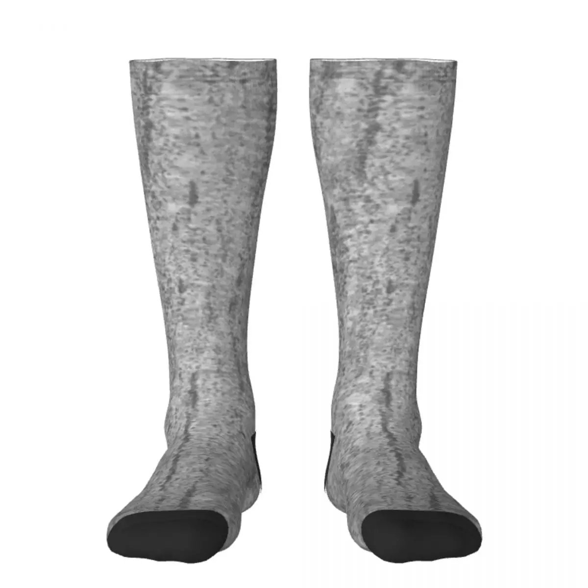 

Hornbeam bark in black and white pattern Socks designer brand Running man Socks For Women Men's