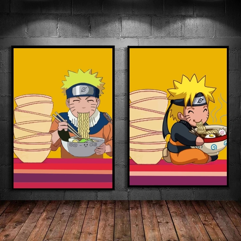 

Naruto Poster Japanese Classic Anime Hd Print Art Prints Modern Living Room Children Gifts Picture Wall Stickers Decorative