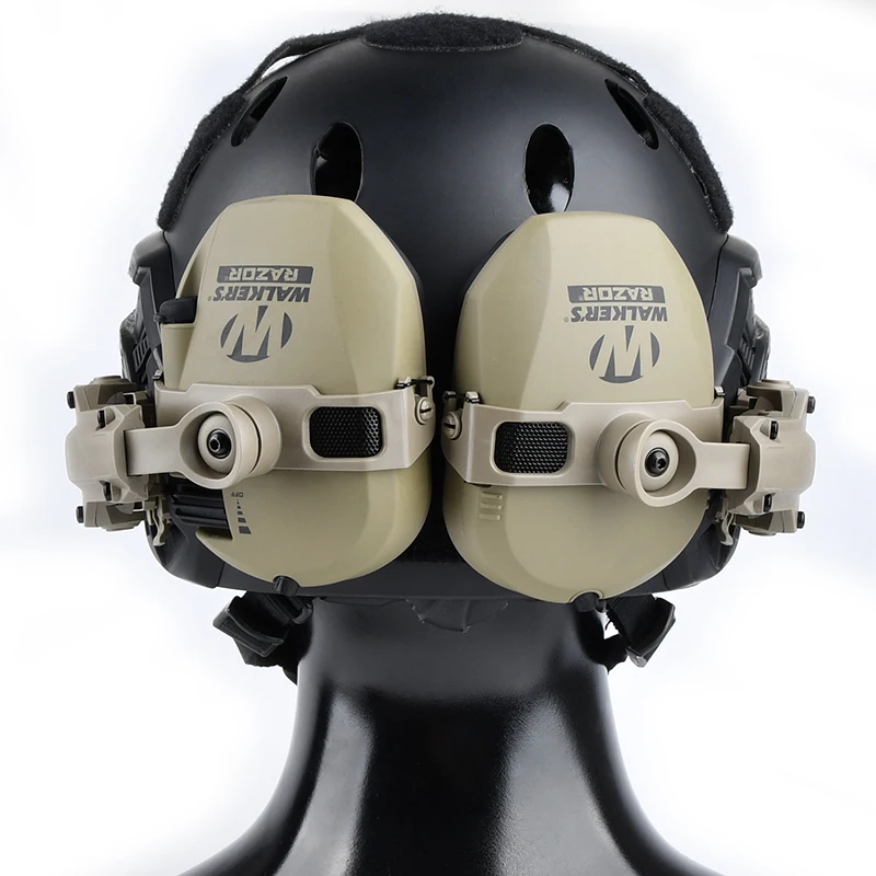 Tactical Headphone Holder With 360 Degree Rotation And Stretchable For Walker's Razor Impact Sport Headset Stand For Fast Helmet