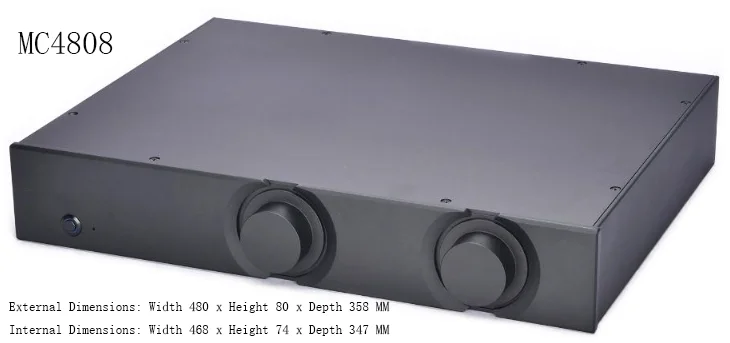 Weiliang Audio High Cost-Performance Ratio All-Aluminum MC4808 All-Aluminum Preamplifier Chassis