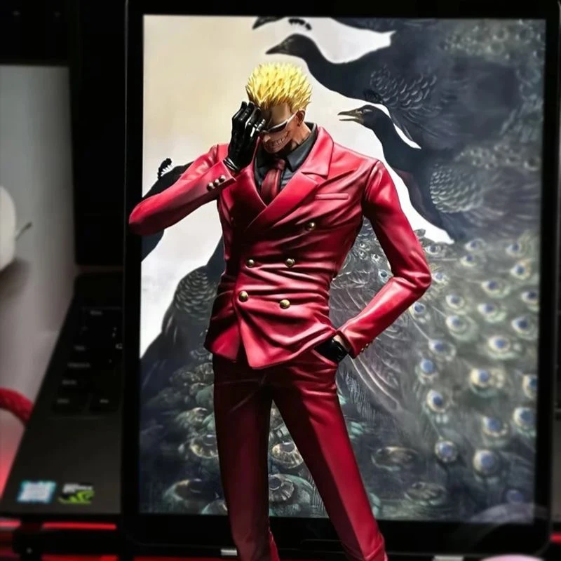 

[Предпродажа] Цельная аниме-игрушка Donquixote Doflamingo 28 см, фигурка, модель, настольный орнамент, коллекция, горячий кровь, комикс, подарок для мальчика