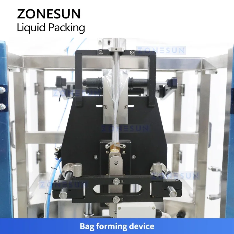ZONESUN ZS-FS120H آلة تعبئة العصا السائلة العمودية الأوتوماتيكية VFFS معدات تعبئة وختم الكيس