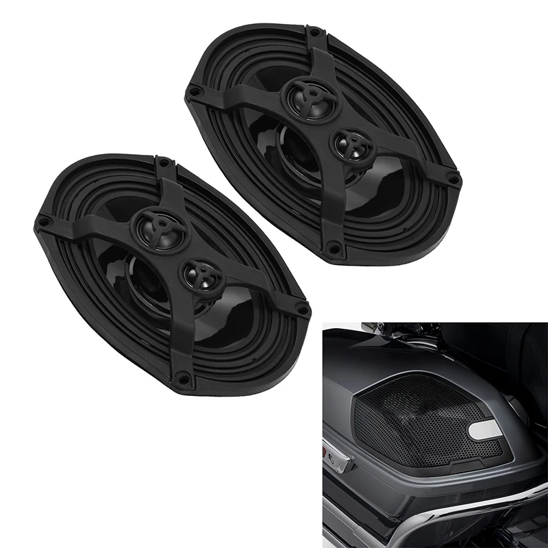 

Motorcycle 6X9" Saddlebag Speakers Fit For Harley Touring Street Road Glide 2014-2026