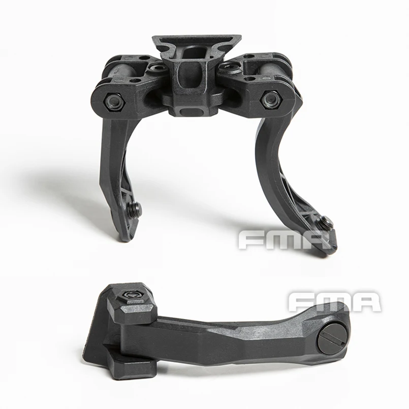 FMA TB1425 Tactical Nylon Mount Bracket Double / Single J Arm For Binocular Bridging Monocular L4G24 NVG PVS 14 Dummy Model