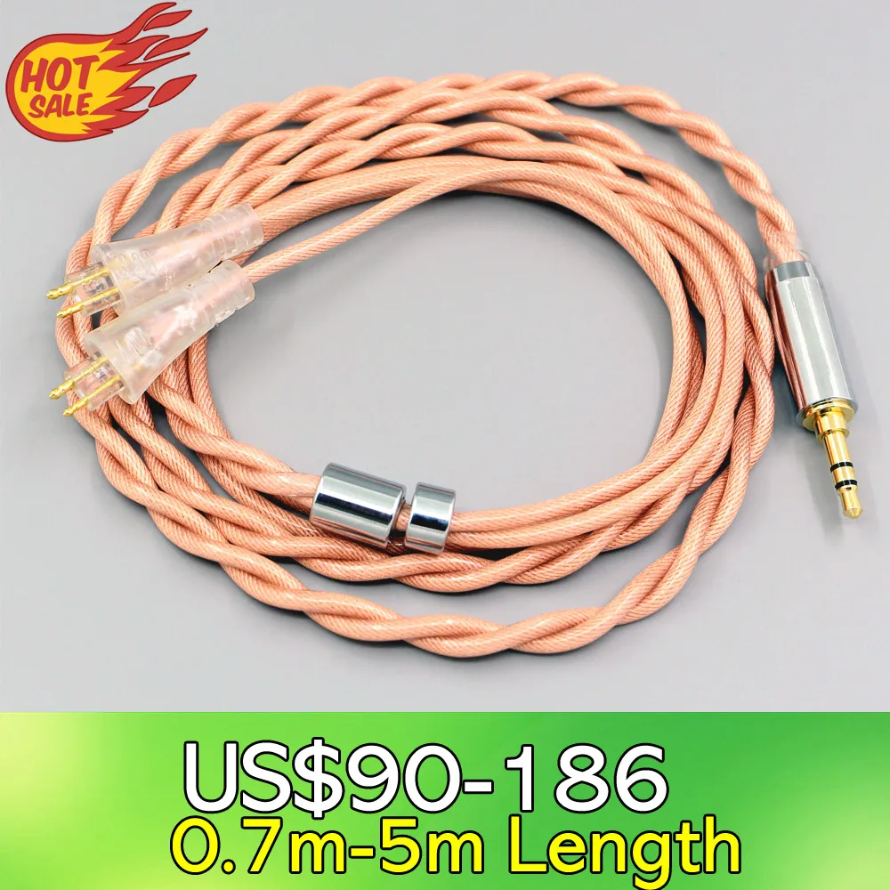 Type6 756 core Shielding 7n Litz OCC Earphone Cable For FOSTEX TH900 TH1000RP TH1100RP TH-909 TR-X00 TH-600 MK2 LN007993