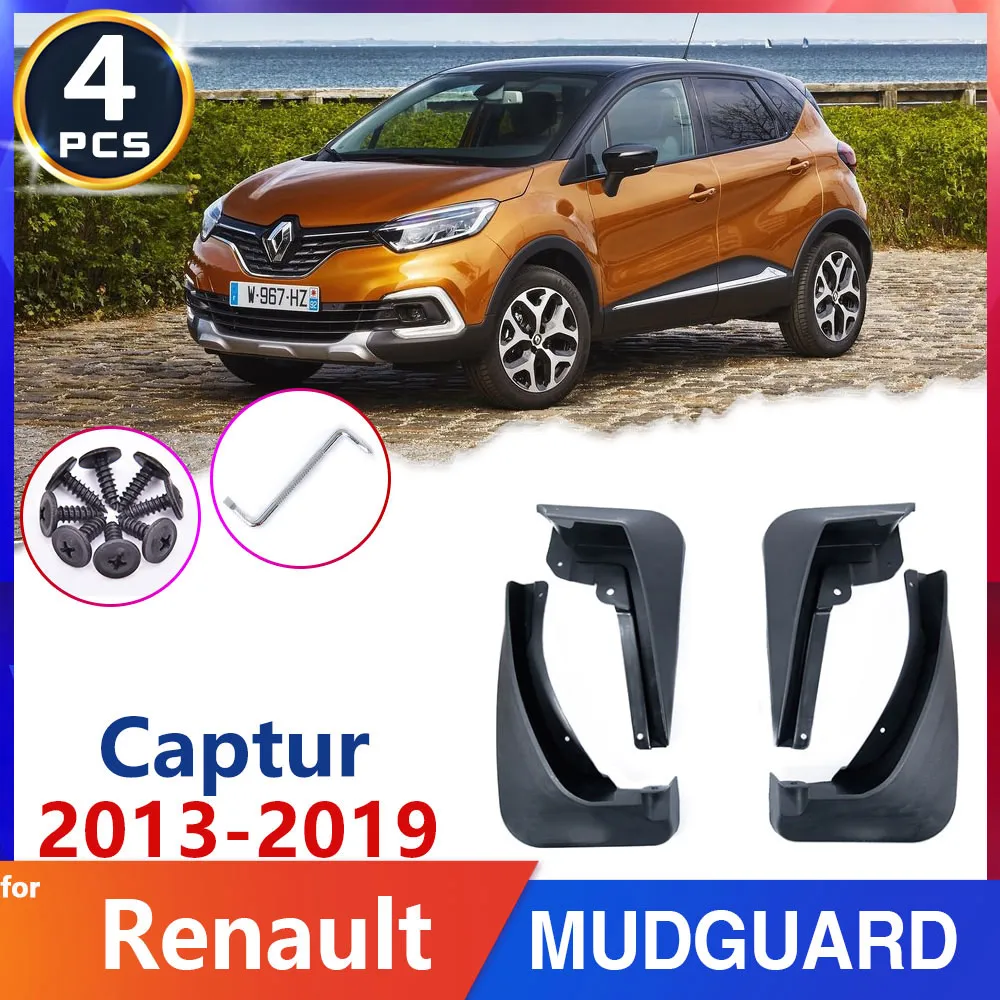 

Car Mud Flaps Guard for Renault Captur Samsung QM3 2013~2019 2014 2015 2016 2017 Car Goods Accessories Fender Mudflap Mudguards